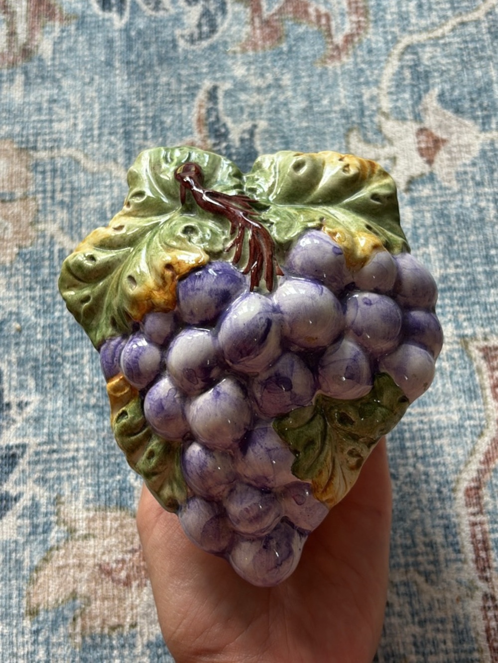 Vintage Hand-Painted trinket dish